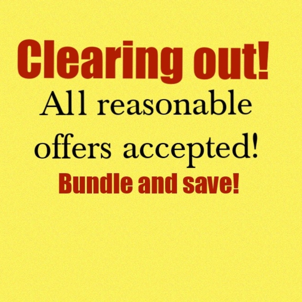 Clearance Sale Announcement